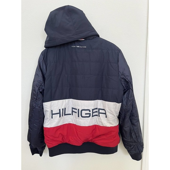 Tommy Hilfiger Other - NWT Tommy Hilfiger Men's L Navy Hooded Performance Jacket ￼Stretch Full Zip NEW